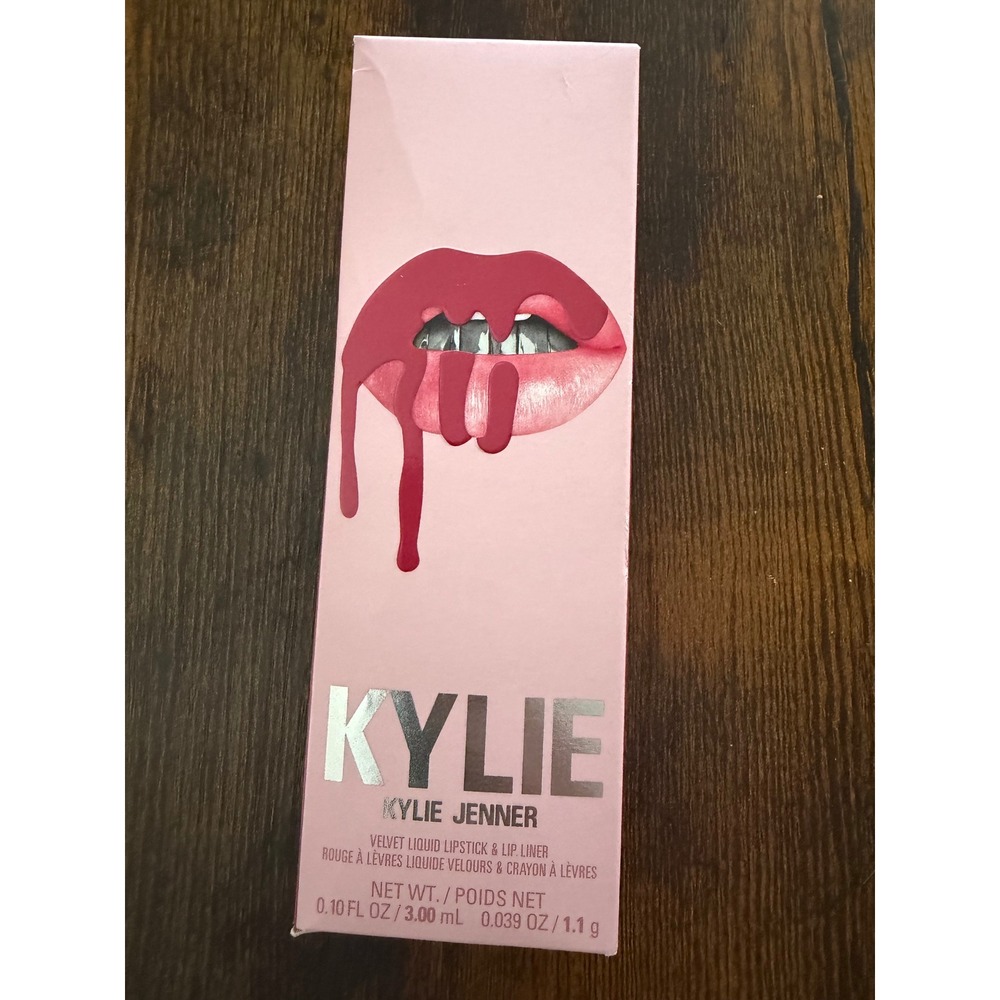 Kylie Cosmetics Lip Kit 100 Posie K Velvet Liquid Lipstick and Lip Liner Set NEW